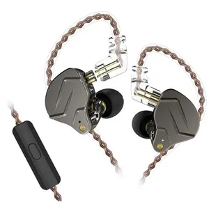 Écouteurs SZSMART KZ-ZSN PRO courbés avec microphone gris (In ear - se...Vendu parfnac-be