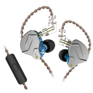 Écouteurs SZSMART KZ-ZSN PRO courbés avec microphone bleu (In ear - se...Vendu parfnac-be