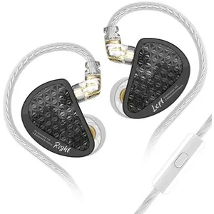 Écouteurs SZSMART KZ AS16 PRO HIFI courbés avec microphone noir (In ea... pas cher