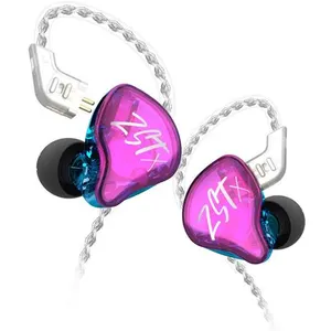 Écouteurs SZSMART KZ-ZST X HIFI courbés colorés (In ear - sensibilité ...Vendu parfnac-be