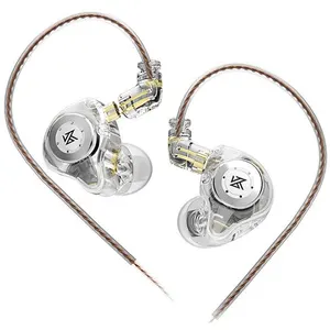 Écouteurs SZSMART KZ01 de sport filaires HIFI stéréo basse - argent