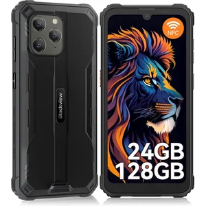 Comparateur de prix : Smartphone Incassable Blackview BV5300 Plus(NFC) 6,1" 24Go+128Go/2To Android 13 6580mAh 13MP IP68 Étanché Double SIM - Noir
