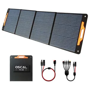OSCAL PM200 Panneau solaire pliable 200W Centrale solaire mobile pour ...