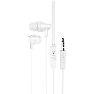 Borofone Casque BM61W Wanderer Blanc (Filaire), Écouteurs, Blanc pas cher