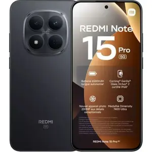 Smartphone XIAOMI Redmi Note 15 Pro Noir 512Go 5G pas cher