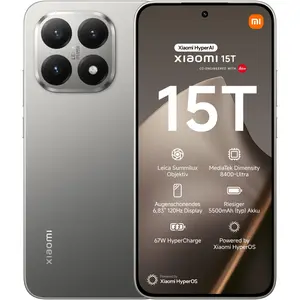 Smartphone Xiaomi 15T 5G 12Go 512Go Gris titane-Globale version