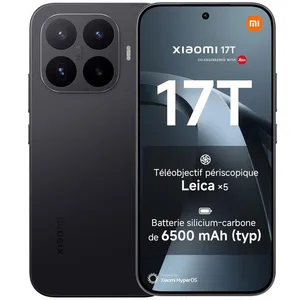 Smartphone Xiaomi 17T 5G 12Go Ram 512Go Noir Écran 6.59 AMOLED 6500 mA... pas cher