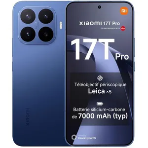 Smartphone Xiaomi 17T Pro 5G 12Go Ram 256Go Bleu 6.83 144 Hz 7000mAh T...