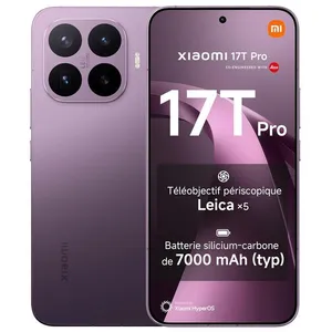 Smartphone Xiaomi 17T Pro 5G 12Go Ram 256Go Violet 6.83 144 Hz 7000mAh...