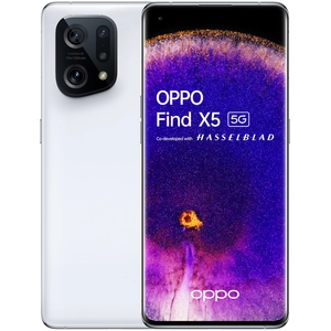 OPPO Find X5 , 16,6 cm (6.55'), 8 Go, 256 Go, 50 MP, Android 12, Blanc pas cher