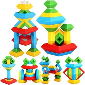 Blocs D'empilement De Pyramide Jeu De Blocs De Construction Empilables... pas cher