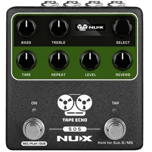 NUX NDD-7 Tape Echo Delay / Reverb effectpedaal pas cher