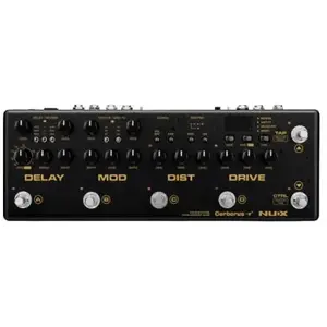 Comparateur de prix : Nux CERBERUS - Multi-effet guitare 16 effets Midi
