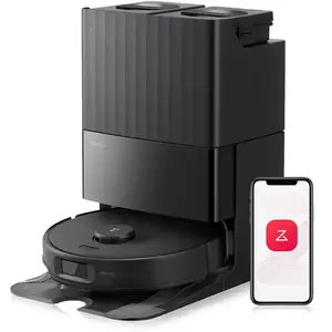 Roborock Qrevo Edge, Aspirateur robot, Noir pas cher