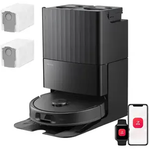 Comparateur de prix : Roborock Qrevo S Pro Set Robot aspirateur laveur 18500Pa Autonettoyant...