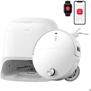 Comparateur de prix : Roborock Qrevo Curv 2 Pro Aspirateur Robot 25000 Pa Lavage à leau Chau...