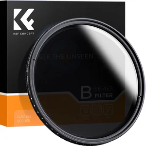 Comparateur de prix : K&F Concept Slim KV32 (67 mm, Filtre gris neutre), Filtre photo, Noir