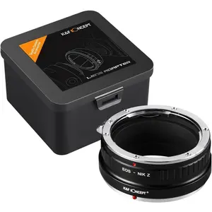 K&F Concept Adaptateur d'objectif de haute précision, EOS-NIK Z, Adaptateur d'objectif, Orange pas cher