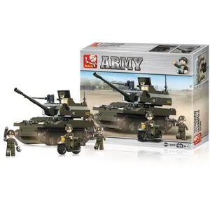 Sluban army - m38-b9800 - tank (char + moto) pas cher