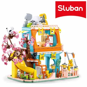 Sluban Jeu De Construction De Maison De Chaton De Rêve Pour Filles 521 Pièces pas cher