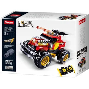 Sluban Jeu De Construction Power Bricks R/c 2.4g Off Road 265 Pièces pas cher