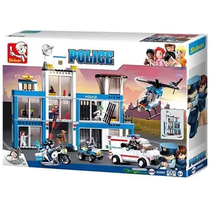 Sluban, Kit De Construction - Poste De Police pas cher