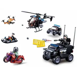 Sluban M38-B0809 Set de police 469 pièces pas cher