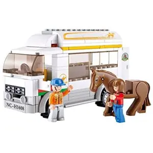 Sluban - M38-B0559 - Kit De Construction - Camion À Chevaux - Town - 1... pas cher