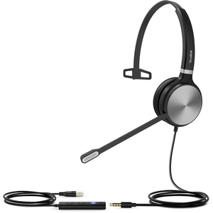Casque PC Yealink UH36 Mono Teams Annulation du Druit Active Cuir Noir pas cher