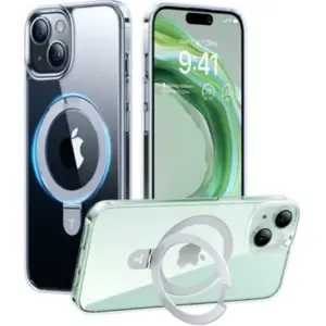 Coque intégrale TORRAS iPhone 15 Plus MagSafe + support transp pas cher