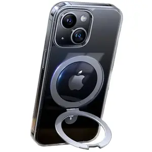 Torras phone case UPRO Ostand Clear for iPhone 15 (transparent) pas cher