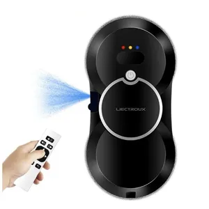 Liectroux HCR-10 Raamreinigingsrobot   Automatische Ramenwasser met Sprayfunctie   Slim, Veilig en Krachtig   Voor Huis & Kantoor   Zwart