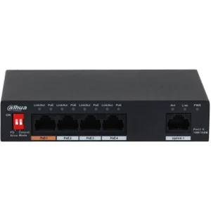 Dahua - PoE Switch - 4 PoE Poorten + 1 Uplink Poort - Speed 10/100 Mbp... pas cher