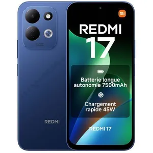 Xiaomi Redmi 17 (256 Go, Deep Blue, 6.99", 4G), Téléphone portable, Bl...