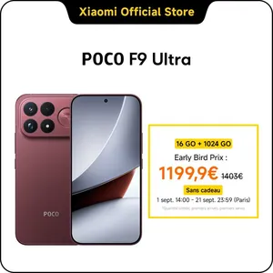 Xiaomi POCO F9 Ultra 16 GB + 1 TB Dark Cherry pas cher