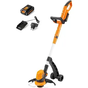 Coupe-Bordures - LAWNMASTER - LawnMaster CLGT2425S - 24V - 2-en-1 - Tête Pivotante 180° pas cher