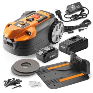 Lawnmaster Robot tondeuse autonome 24V avec station de charge, sans fi... pas cher
