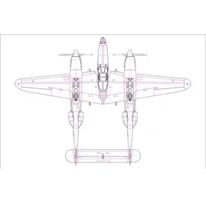Hobbyboss 1 : 72 échelle p-38l-5-l0 Lightning Kit modèle moulé sous Pression pas cher