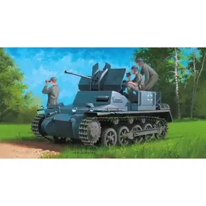 Hobby Boss 80147   Modèle Kit German Flak Char IA W/munitions. Trailer pas cher