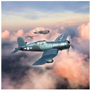 HobbyBoss Modelbouwpakket Vliegtuigen - 80385 Vought F4U-2 Corsair - Propeller Vliegtuig Plastic - 1:48 - Modelbouw pas cher