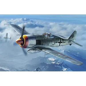 HobbyBoss Modelbouwpakket Vliegtuigen - 81782 Focke-Wulf FW190A-8 - Duits Propellervliegtuig Plastic - 1:48 - Modelbouw pas cher