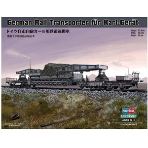 German Rail Transporter Für Karl-Gerät - Scale 1/72 - Hobbyboss - HBS 82906 pas cher