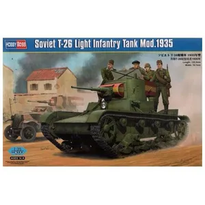 Hobby Boss Soviet T-26 Light Infantry Tank Mod.1935 - Hobby Boss Hb82496-Hobby Boss