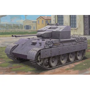 HobbyBoss Modelbouwpakket Militaire voertuigen - 84832 Duitse Flakpanzer V Ausf. A - Luchtafweer Pantservoertuig - Tank Plastic - 1:48 - Modelbouw pas cher