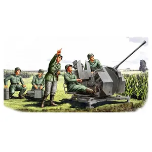 1:35 HobbyBoss 84412 German 20mm Flak38 Figure Set Plastic Modelbouwpakket