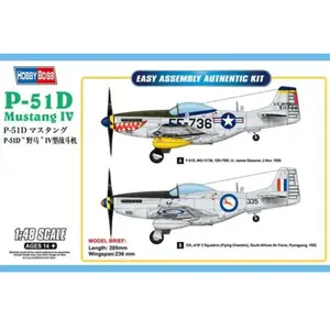 Hobby Boss P-51d Mustang Iv 1/48 - Maquette D'avion Hobby Boss 9585806-Hobby Boss