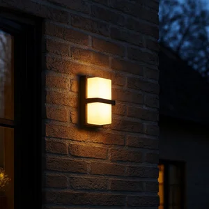 LUTEC - Stela wandlamp voor buiten - LED - Donkergrijs