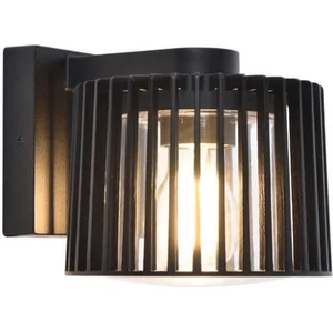 LUTEC Shyne - Wandlamp voor buiten - Aluminium - Retro look - E27 - Zwart pas cher