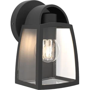 LUTEC Kelsey - Wandlamp voor buiten met E27 retrofitting - Premium aluminium - IP44 weerbestendig - Mat zwart pas cher