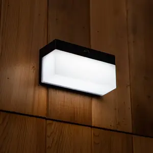 LUTEC Connect FRAN - Slimme LED wandlamp op zonne-energie met sensor -... pas cher